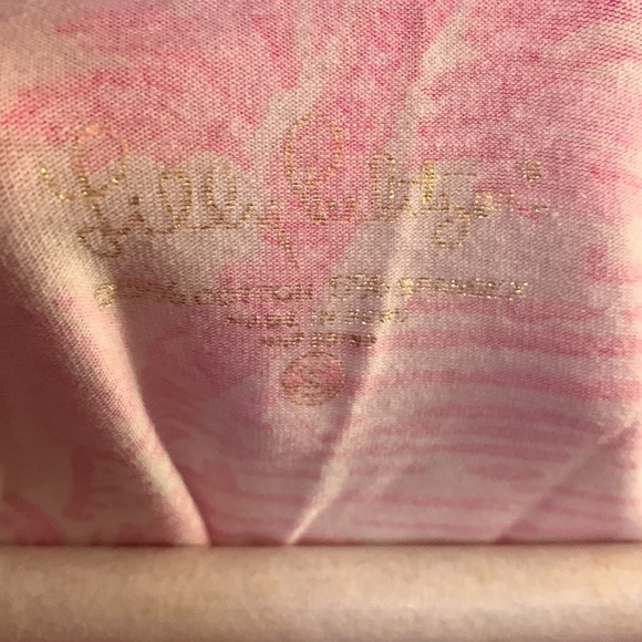 Pink & White Lily Pulitzer Women’s Small Long Sleeve - Picture 2 of 4